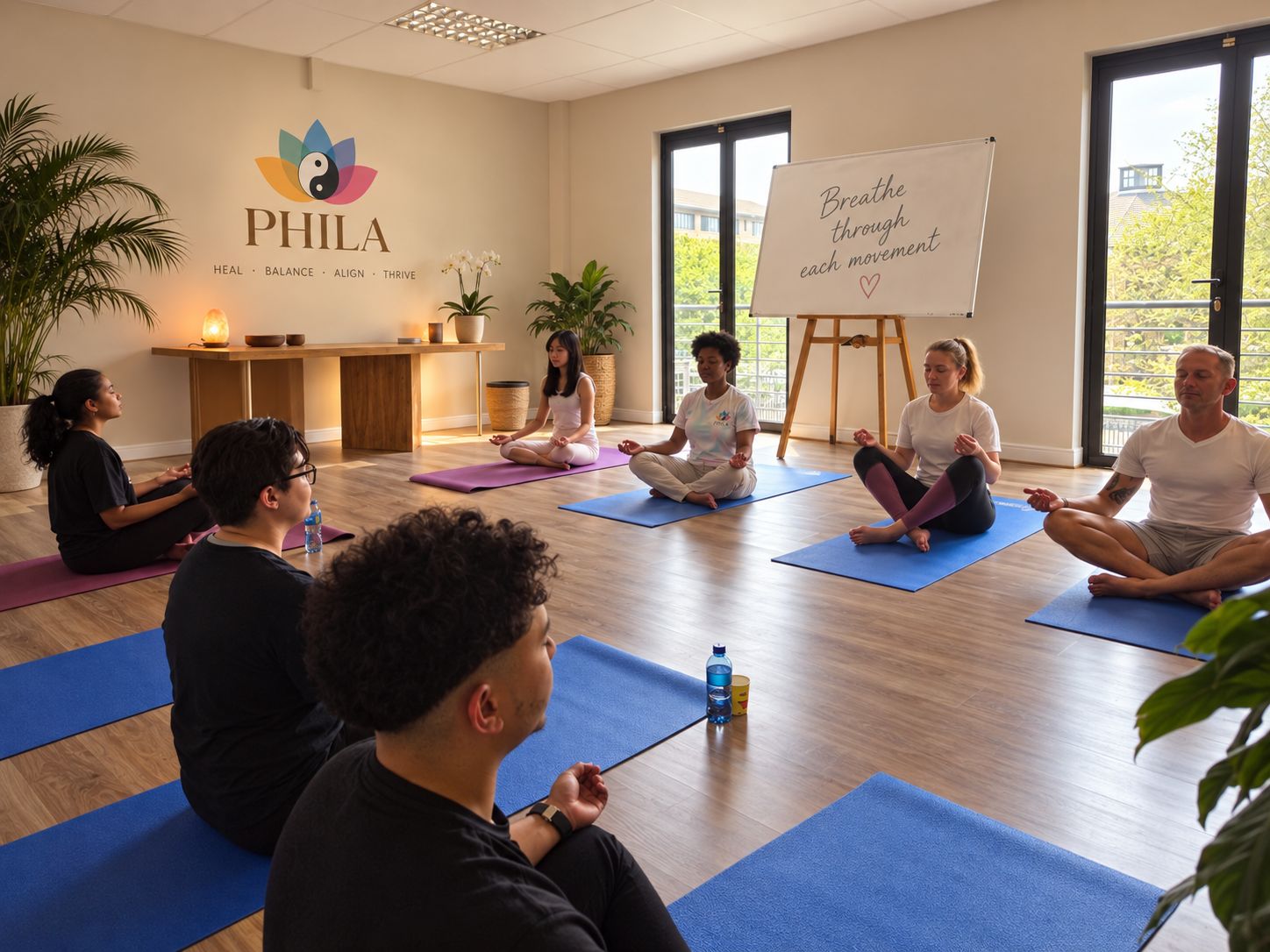 Group and corporate wellness class